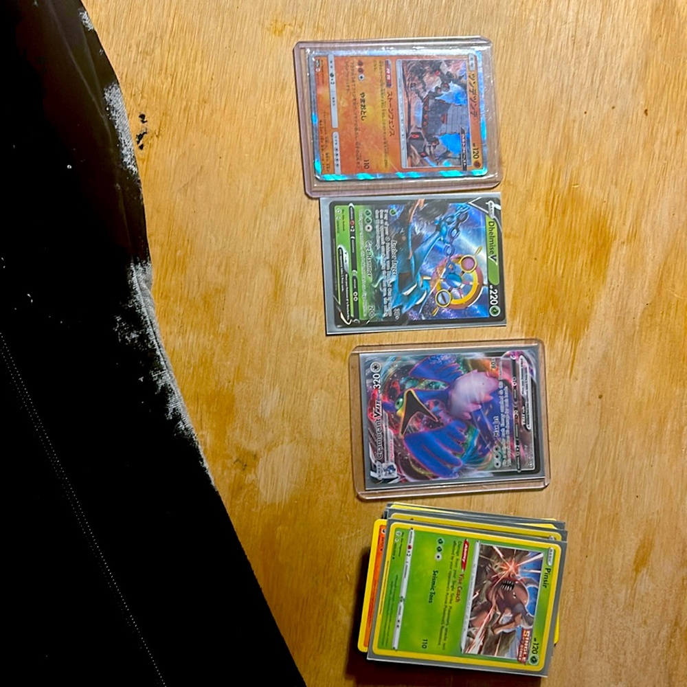 Good amount of Pokémon cards probably if interest in message me thank you.